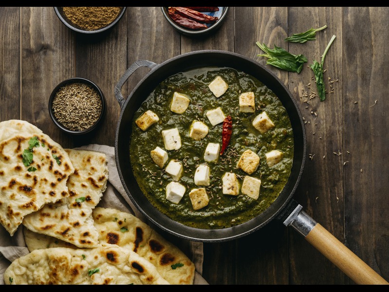 Spinach and Paneer Curry